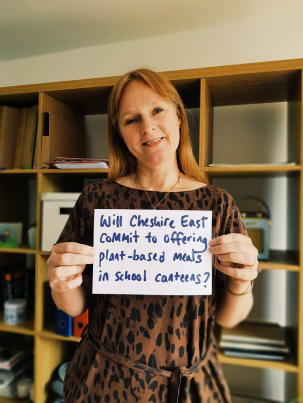 AWP Councillor Jane Smith Asks Cheshire East Cabinet to Provide Plant-Based Options in Schools